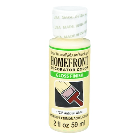 Homefront Homefront Gloss Antique White Hobby Paint 2 oz 17335